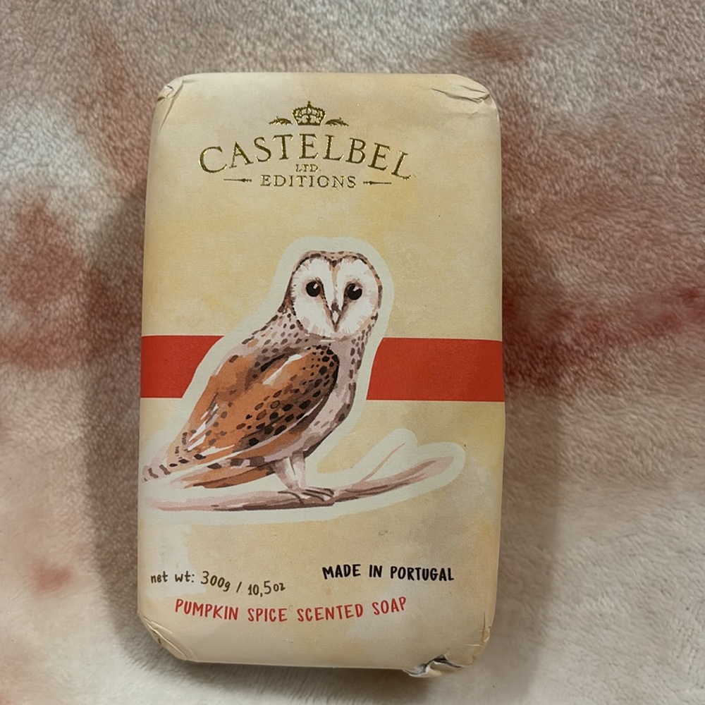 Castelbel Porto Owl Pumpkin Spice Scented Hand Soap Large 10.5oz Bar NWT - Picture 11 of 16